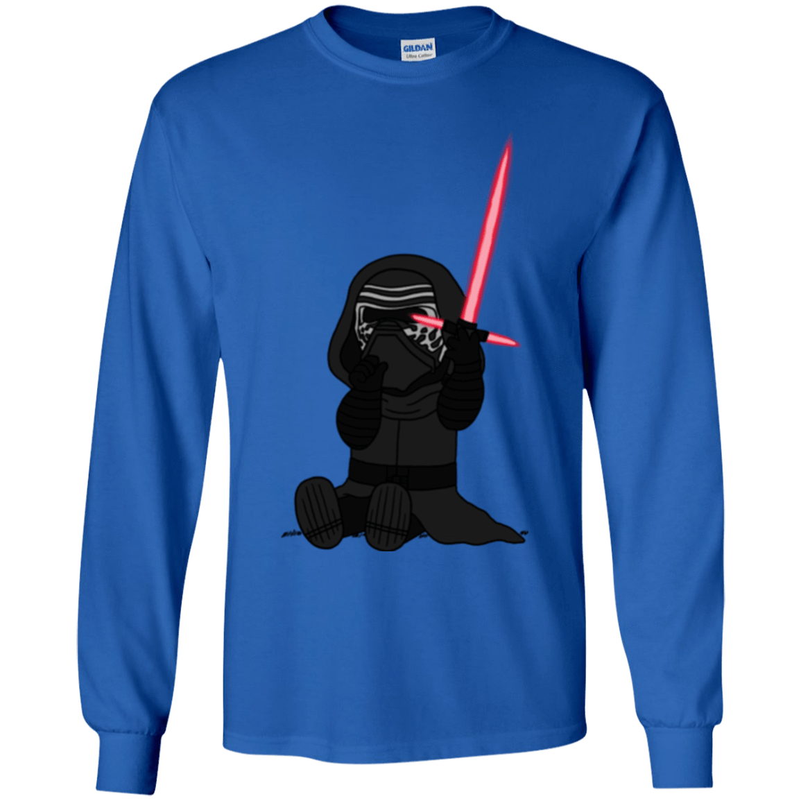 T-Shirts Royal / YS Not Secure Sword Youth Long Sleeve T-Shirt