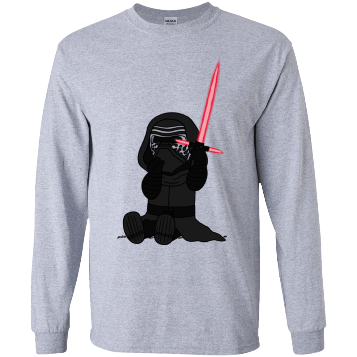 T-Shirts Sport Grey / YS Not Secure Sword Youth Long Sleeve T-Shirt