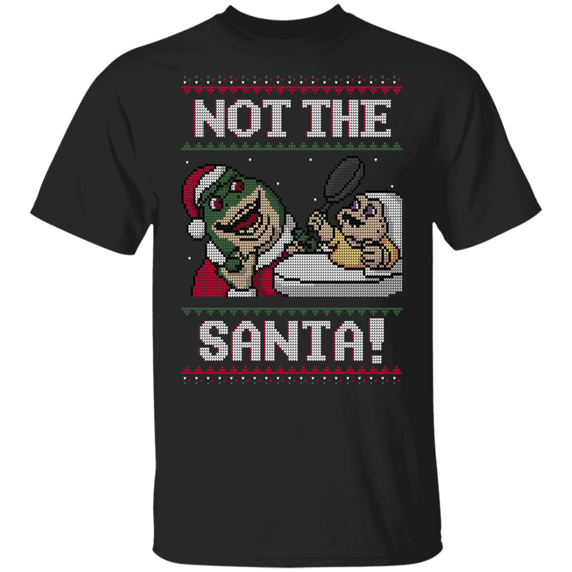 T-Shirts Black / YXS Not the Santa Youth T-Shirt