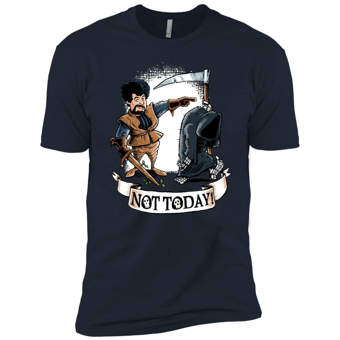 T-Shirts Midnight Navy / YXS Not Today Boys Premium T-Shirt