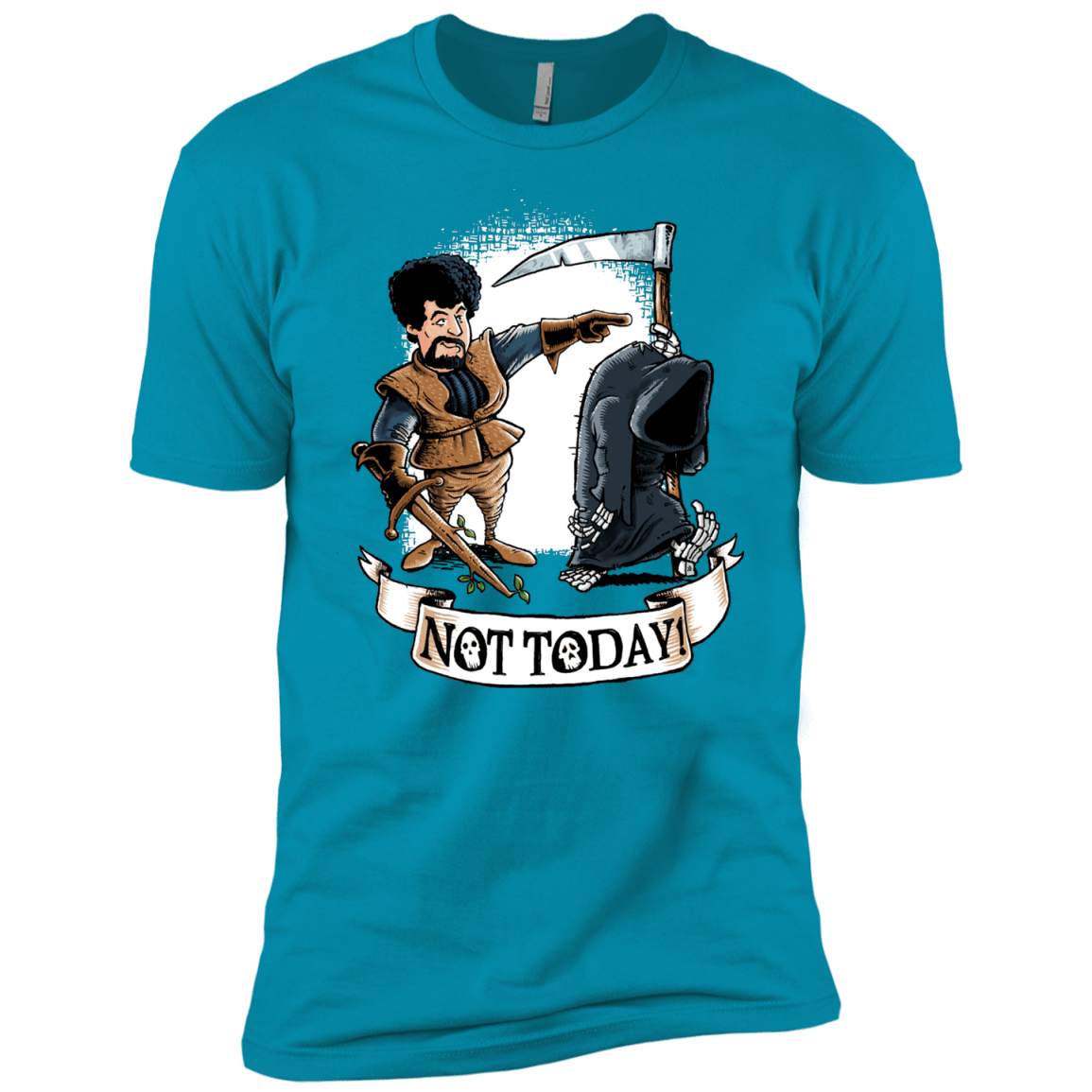 T-Shirts Turquoise / YXS Not Today Boys Premium T-Shirt