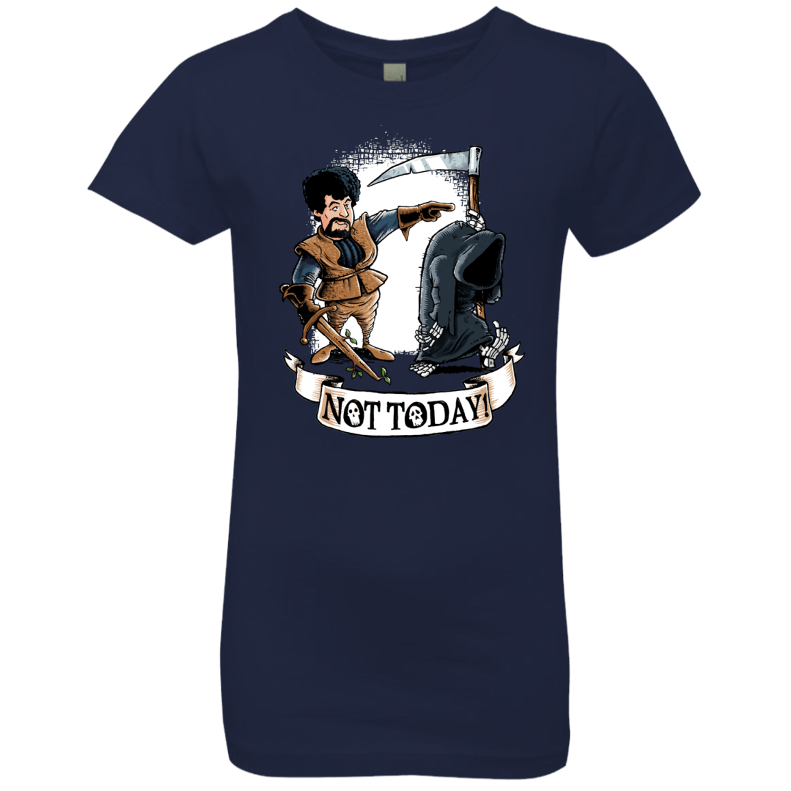 T-Shirts Midnight Navy / YXS Not Today Girls Premium T-Shirt