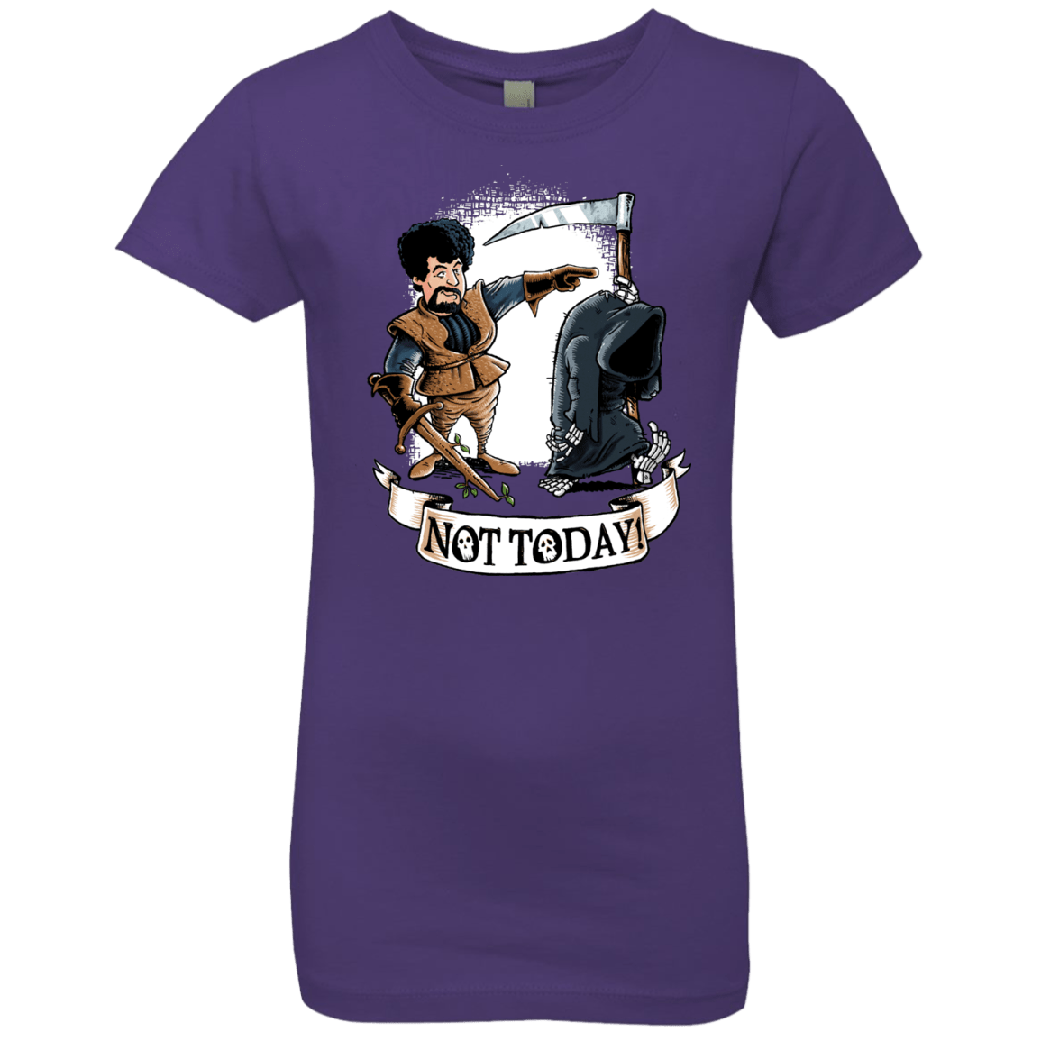 T-Shirts Purple Rush / YXS Not Today Girls Premium T-Shirt
