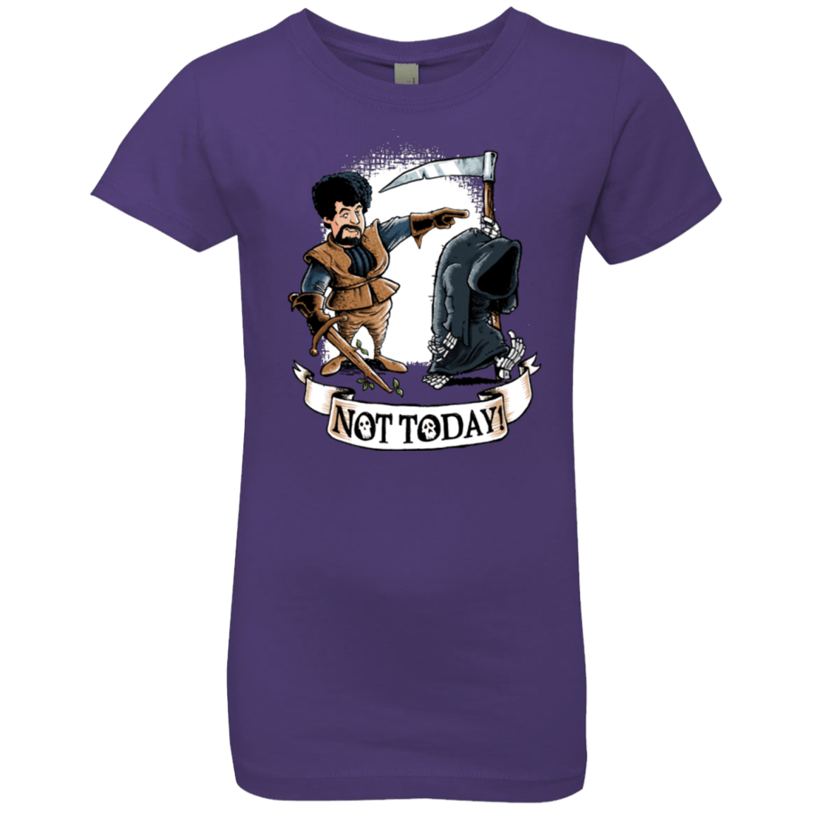T-Shirts Purple Rush / YXS Not Today Girls Premium T-Shirt