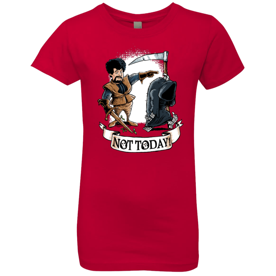 T-Shirts Red / YXS Not Today Girls Premium T-Shirt