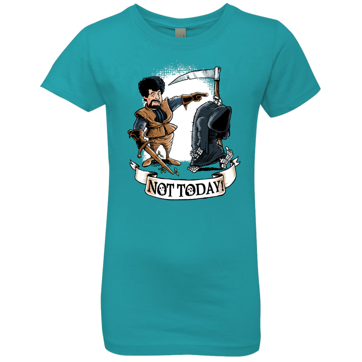 T-Shirts Tahiti Blue / YXS Not Today Girls Premium T-Shirt