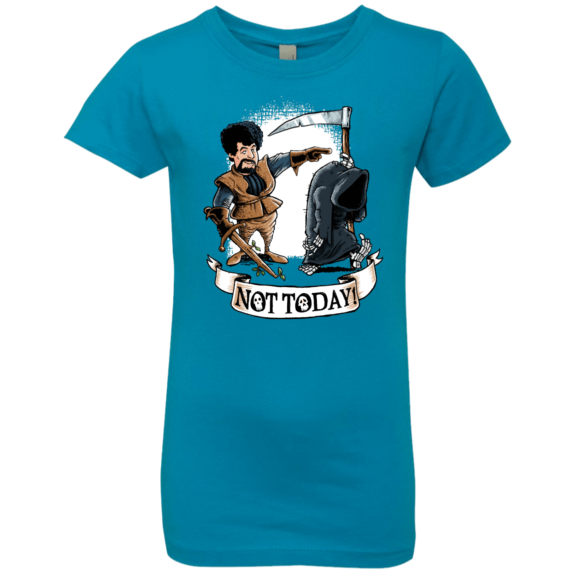 T-Shirts Turquoise / YXS Not Today Girls Premium T-Shirt