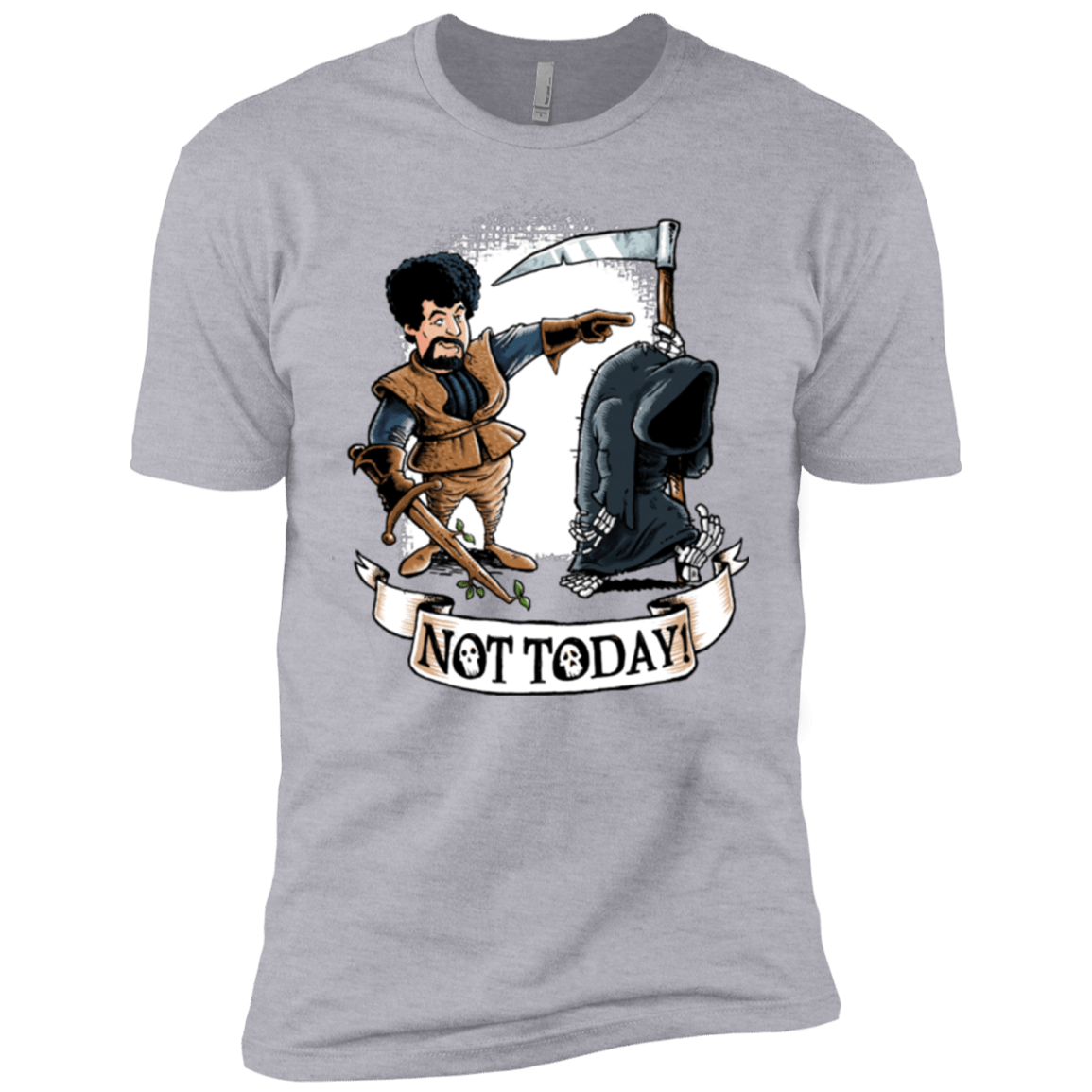 T-Shirts Heather Grey / X-Small Not Today Men's Premium T-Shirt