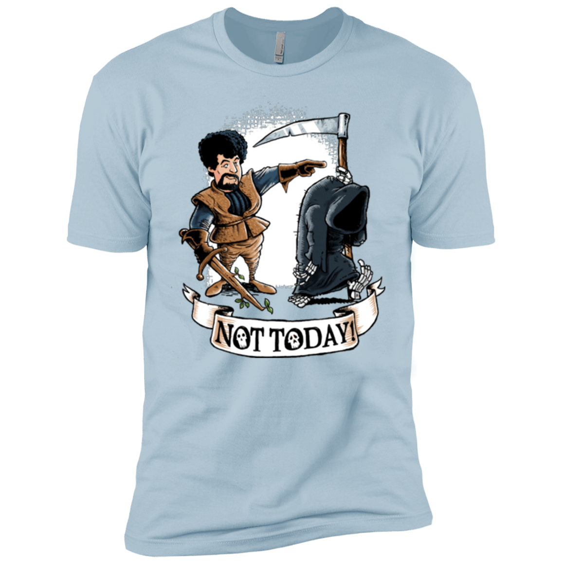 T-Shirts Light Blue / X-Small Not Today Men's Premium T-Shirt