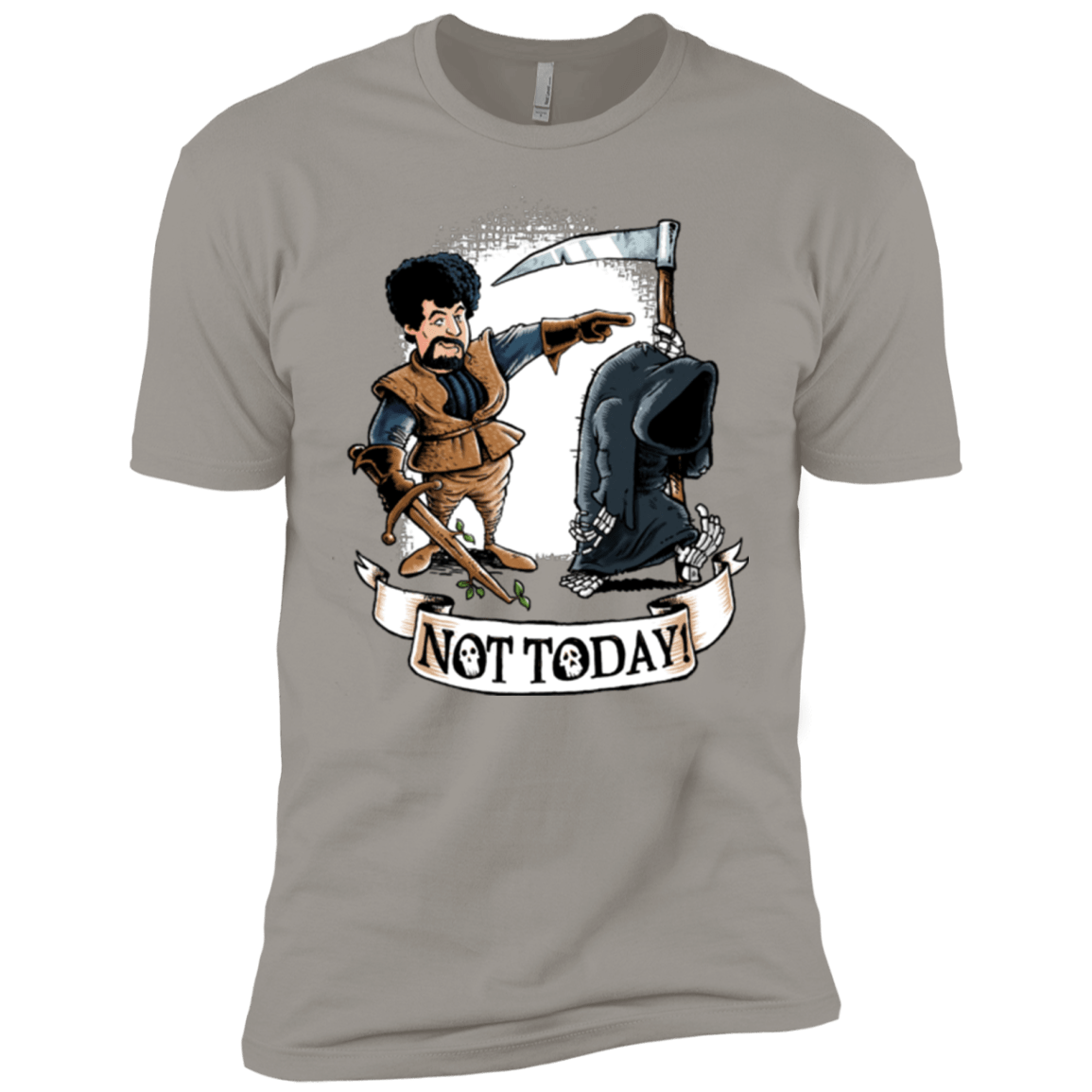 T-Shirts Light Grey / X-Small Not Today Men's Premium T-Shirt