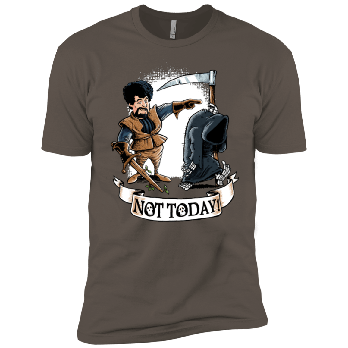 T-Shirts Warm Grey / X-Small Not Today Men's Premium T-Shirt