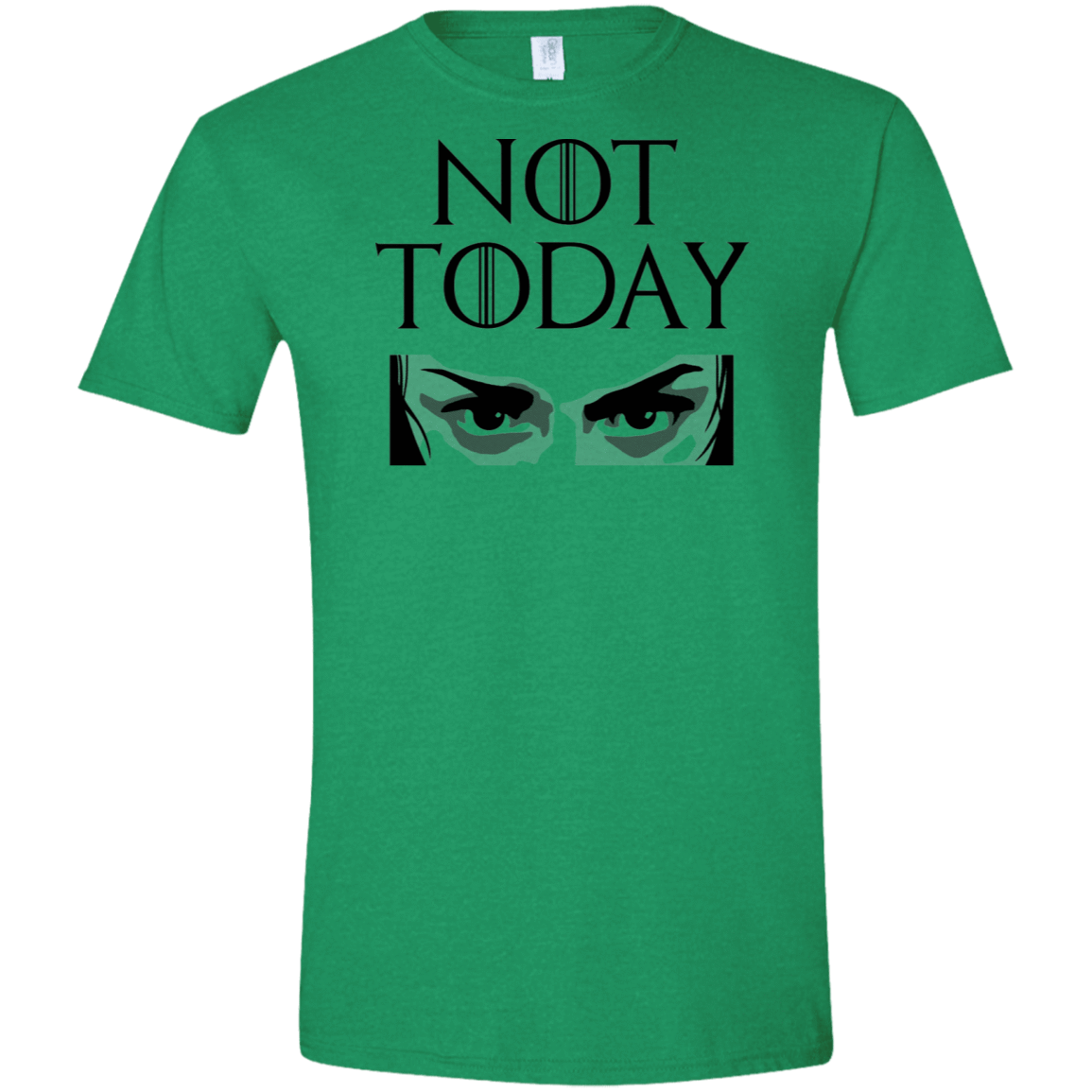 T-Shirts Heather Irish Green / S Not Today Men's Semi-Fitted Softstyle