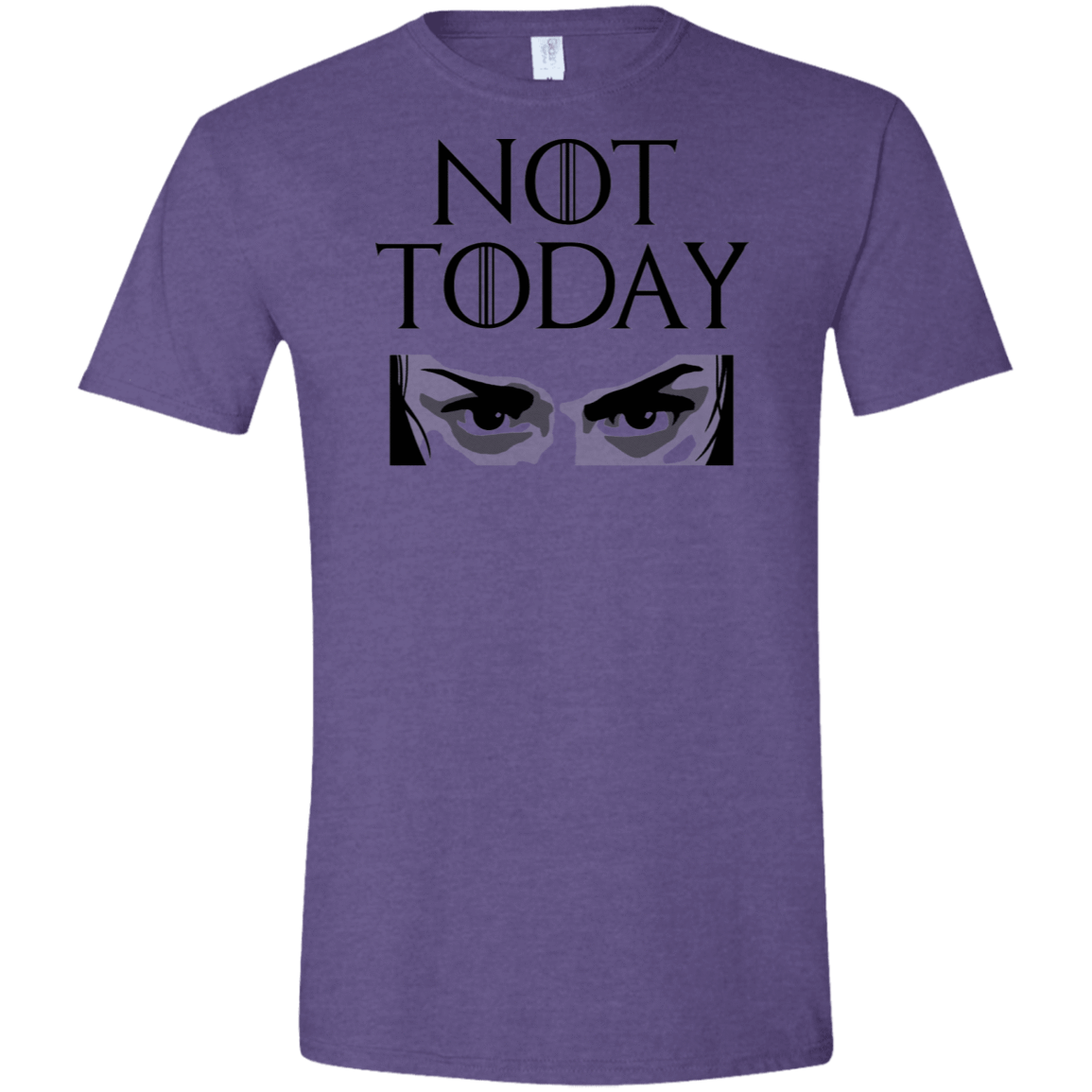 T-Shirts Heather Purple / S Not Today Men's Semi-Fitted Softstyle