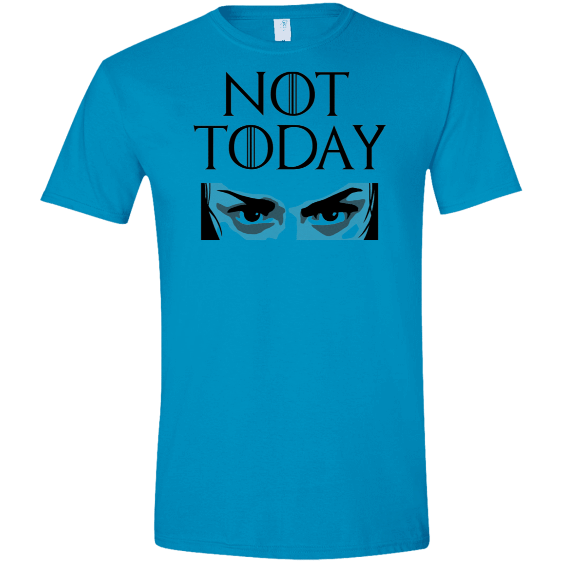 T-Shirts Sapphire / S Not Today Men's Semi-Fitted Softstyle