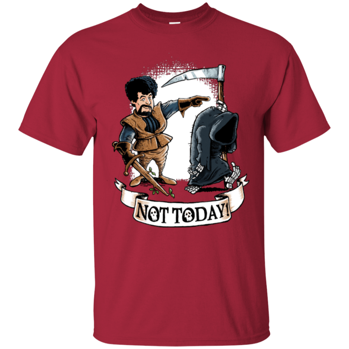 T-Shirts Cardinal / Small Not Today T-Shirt