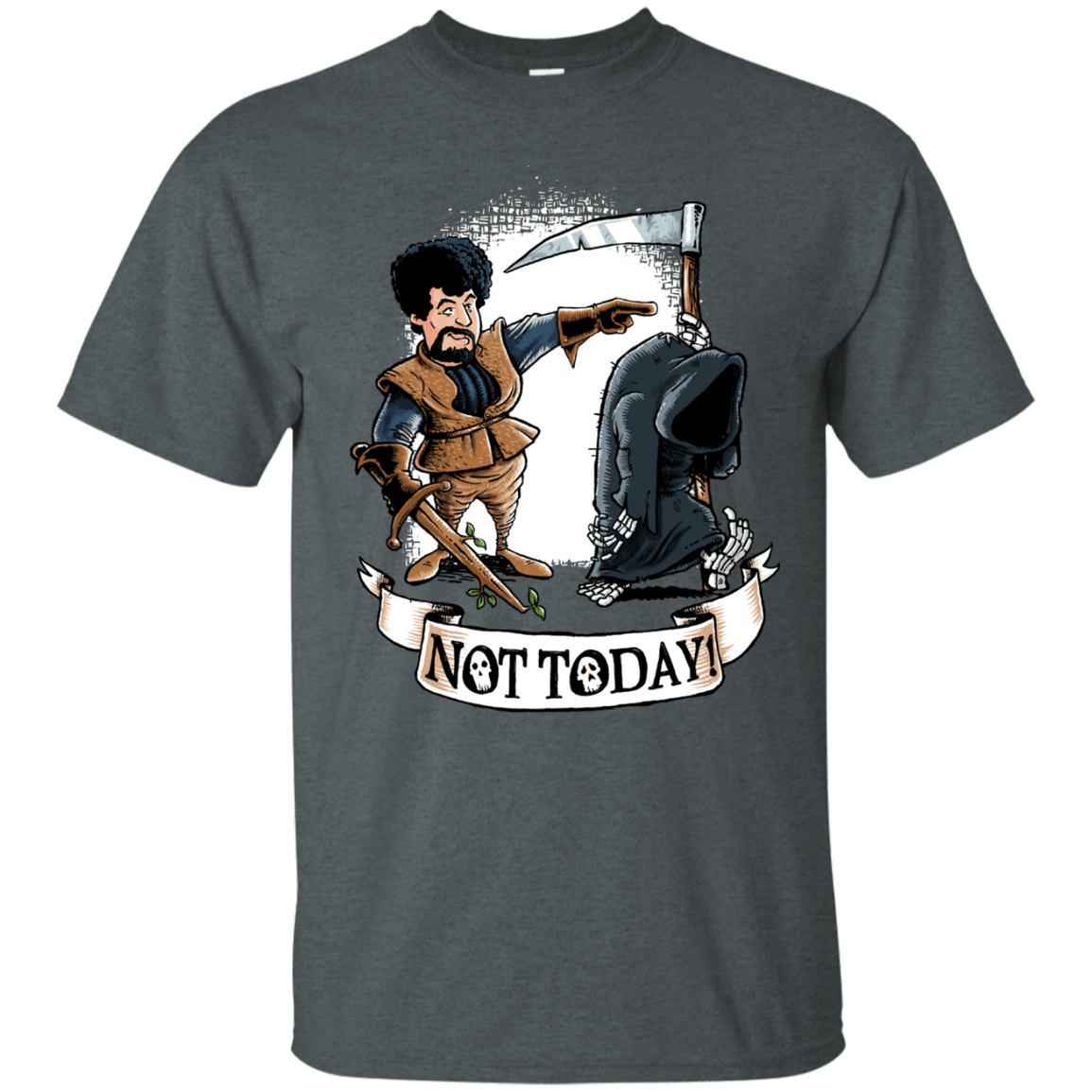 T-Shirts Dark Heather / Small Not Today T-Shirt
