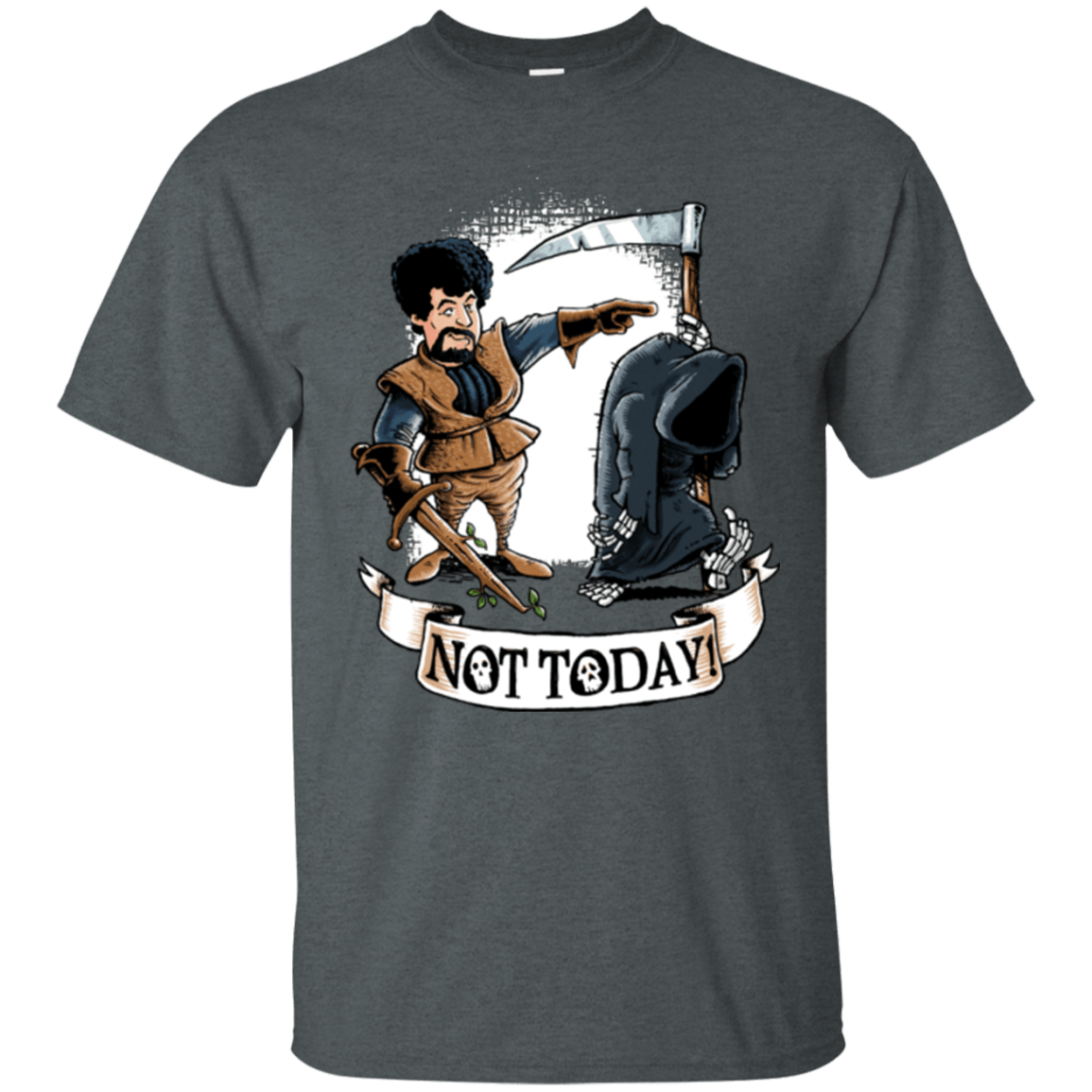 T-Shirts Dark Heather / Small Not Today T-Shirt