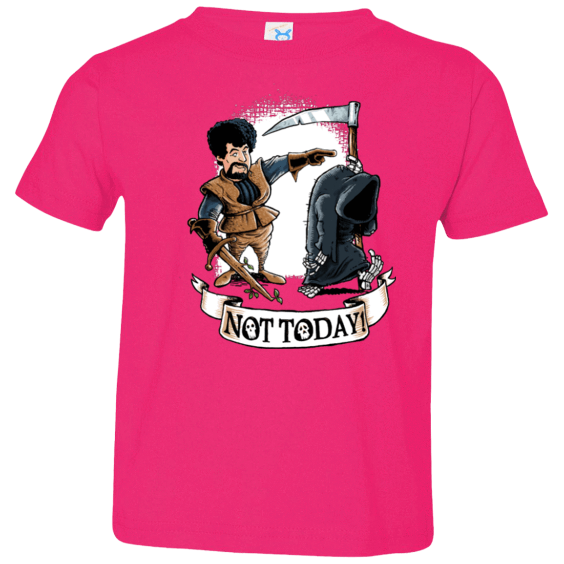 T-Shirts Hot Pink / 2T Not Today Toddler Premium T-Shirt
