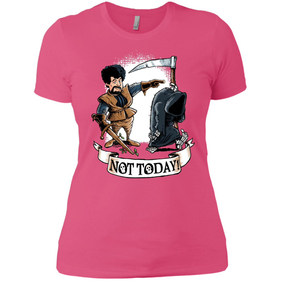 T-Shirts Hot Pink / X-Small Not Today Women's Premium T-Shirt