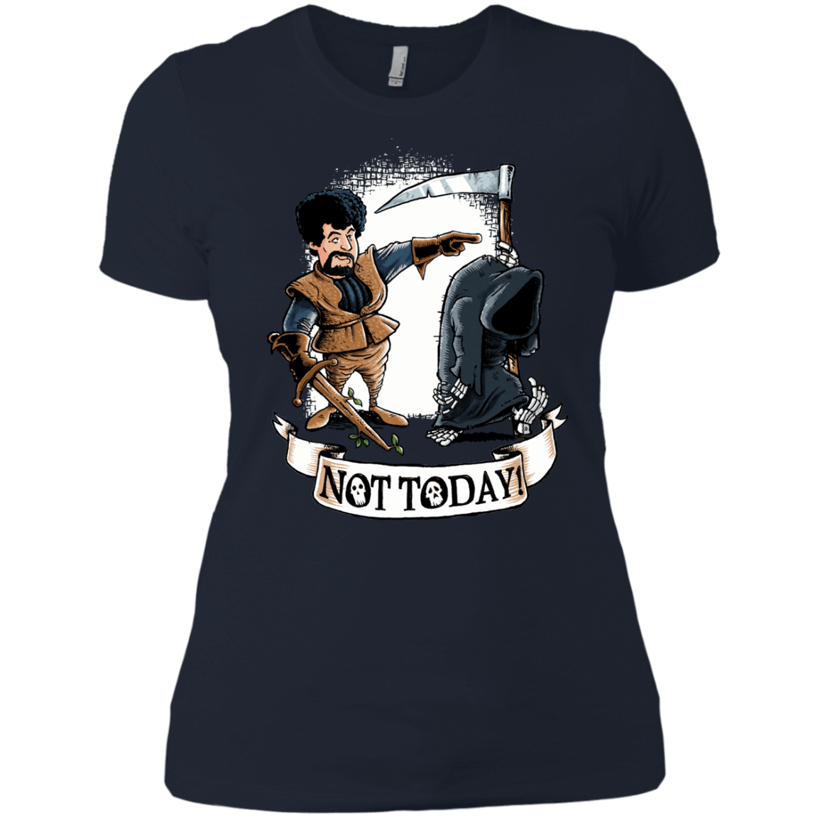 T-Shirts Midnight Navy / X-Small Not Today Women's Premium T-Shirt