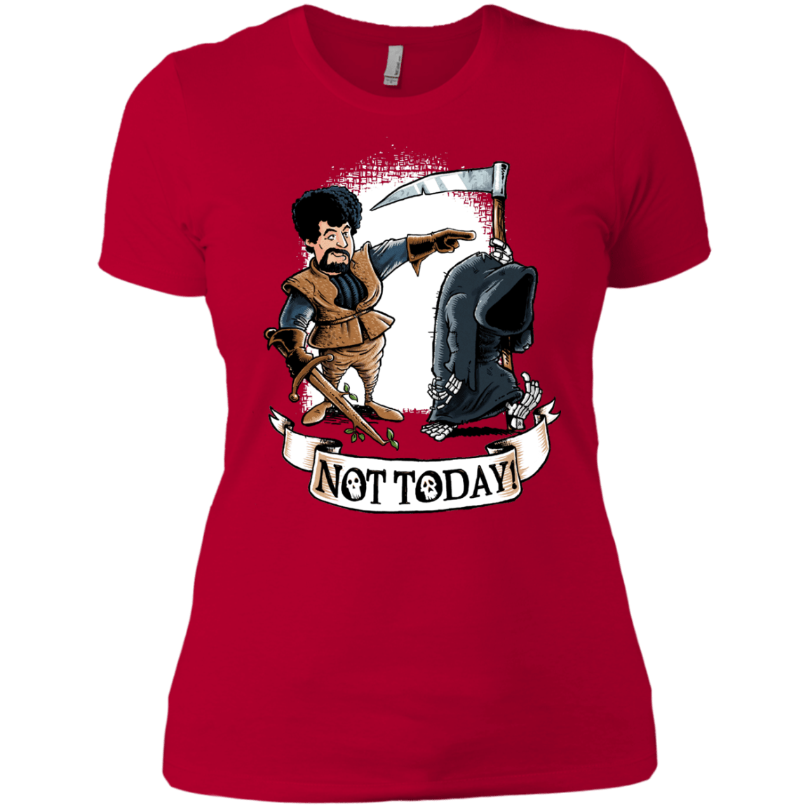 T-Shirts Red / X-Small Not Today Women's Premium T-Shirt