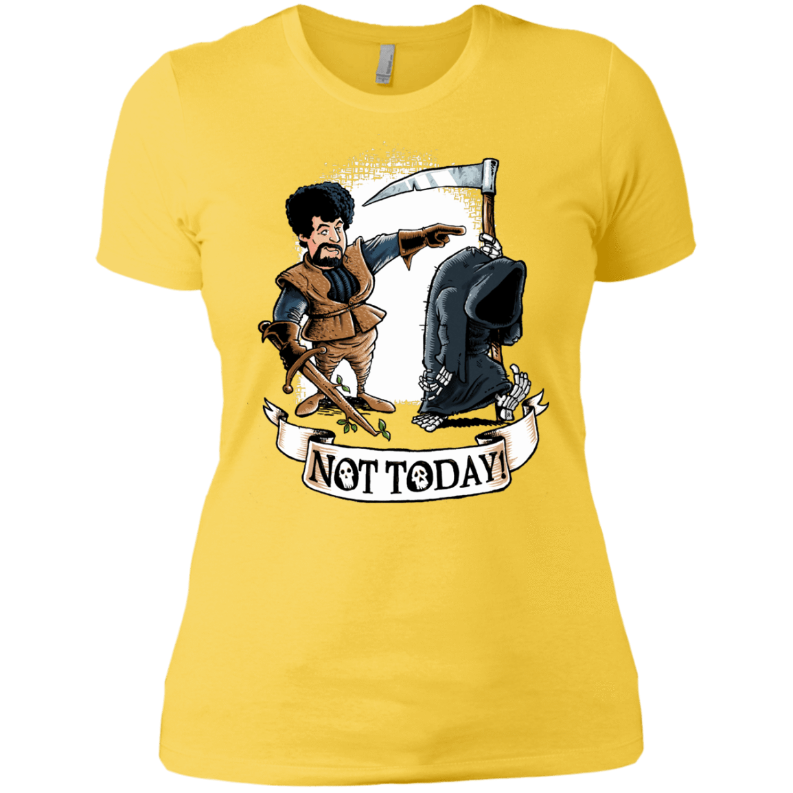 T-Shirts Vibrant Yellow / X-Small Not Today Women's Premium T-Shirt