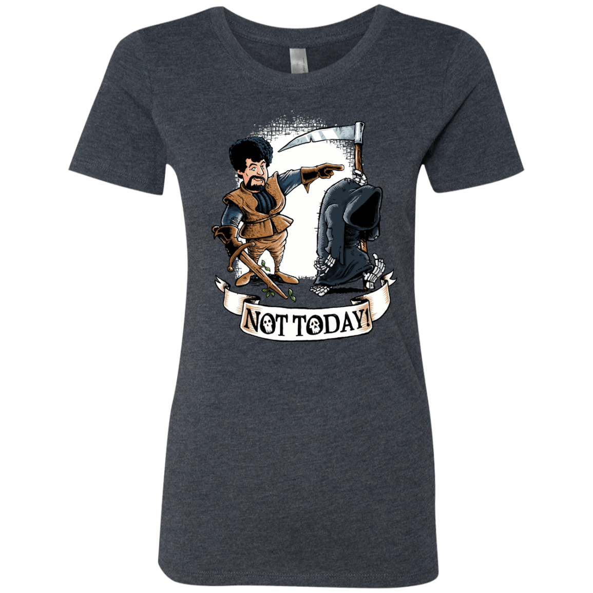 T-Shirts Vintage Navy / Small Not Today Women's Triblend T-Shirt