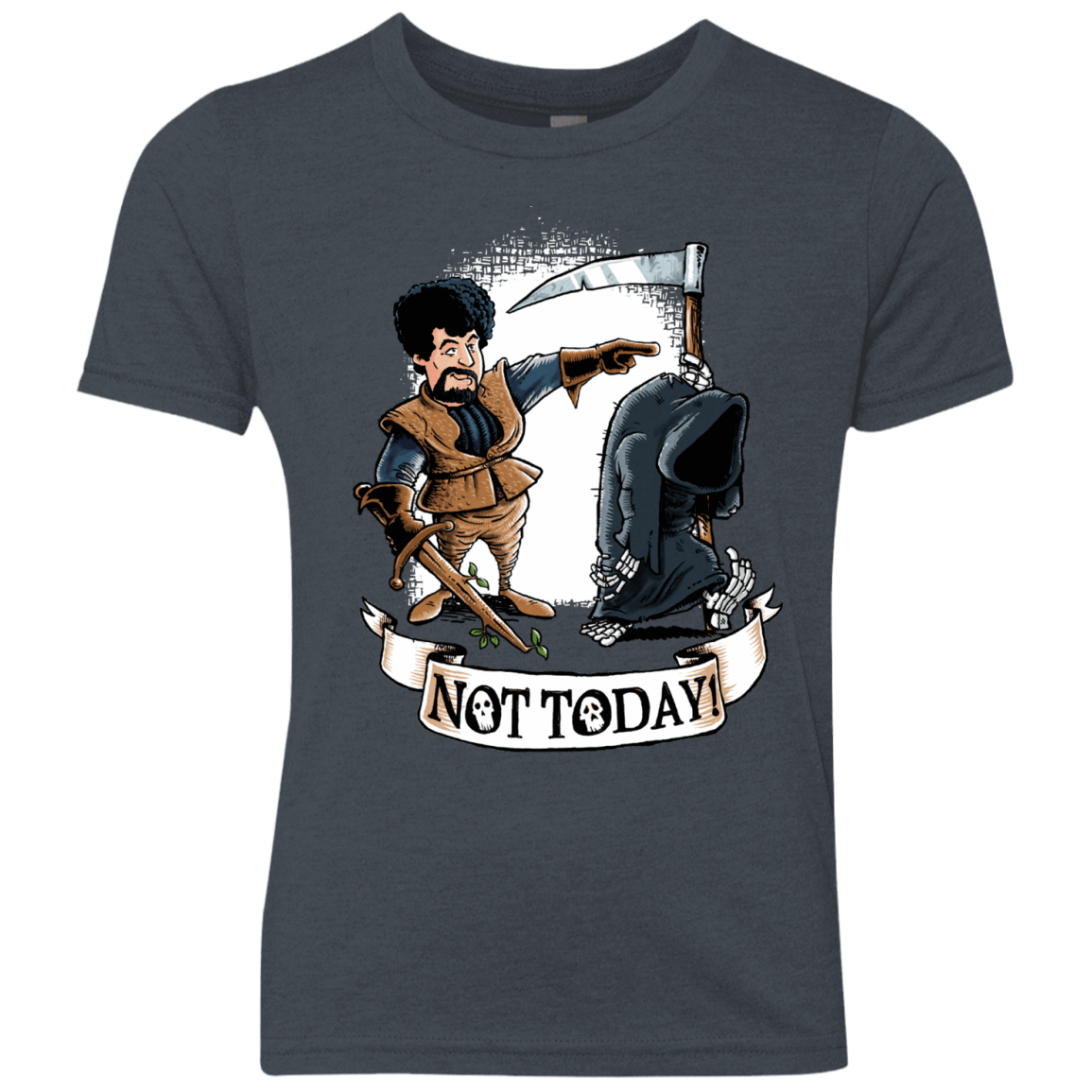 T-Shirts Vintage Navy / YXS Not Today Youth Triblend T-Shirt