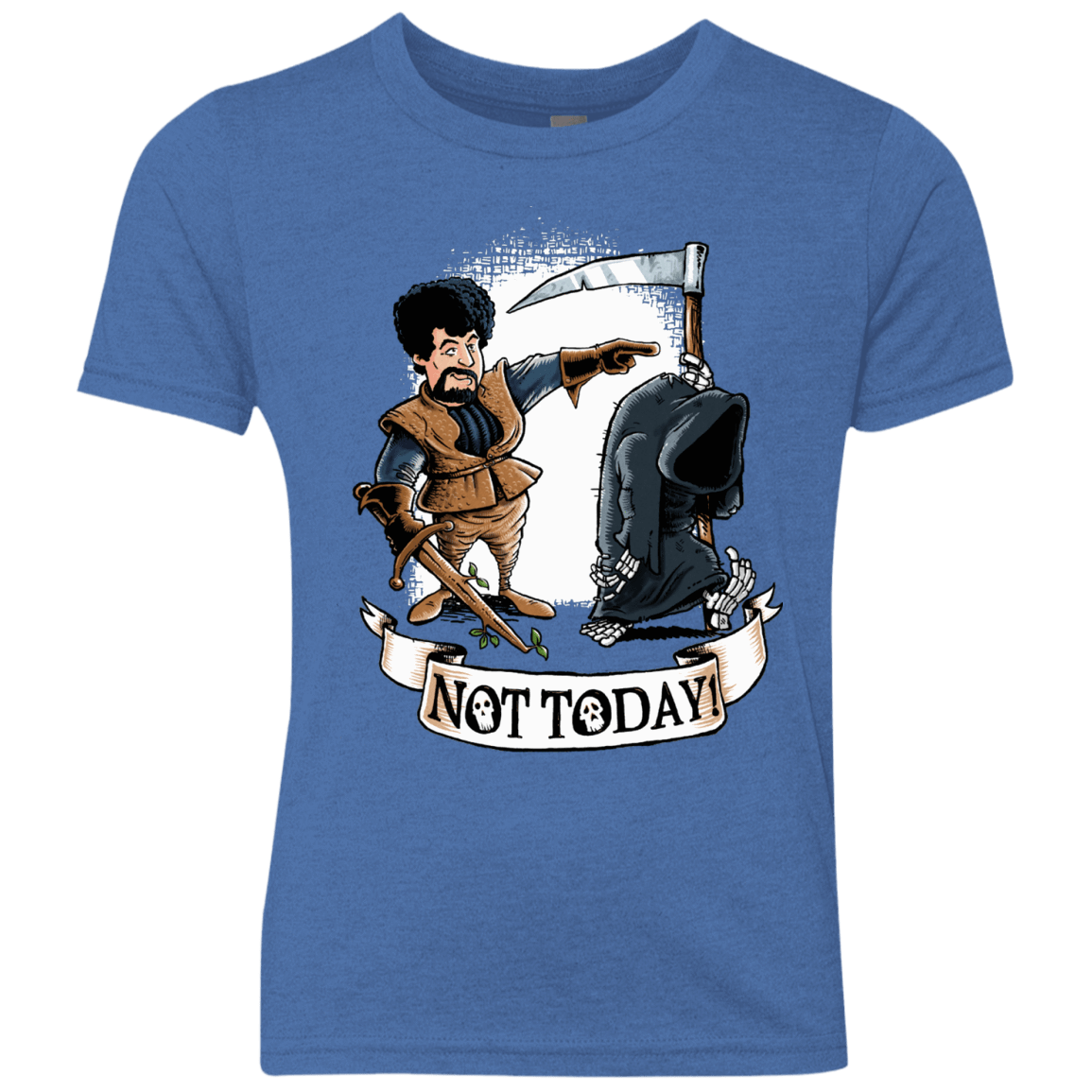 T-Shirts Vintage Royal / YXS Not Today Youth Triblend T-Shirt