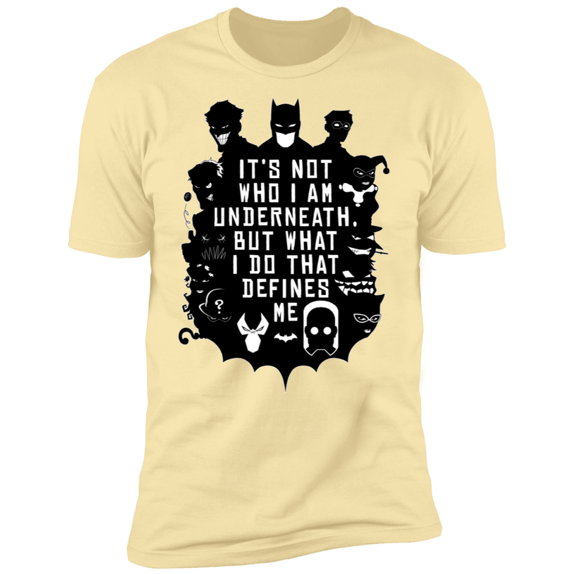 T-Shirts Banana Cream / S Not Who I Am Underneath Men's Premium T-Shirt