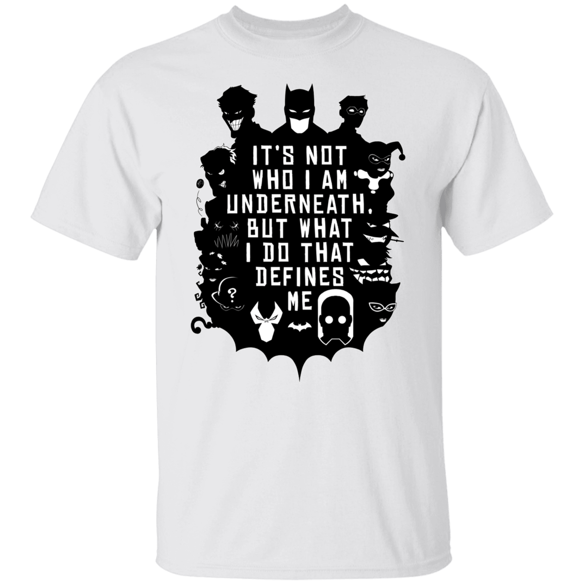 T-Shirts White / S Not Who I Am Underneath T-Shirt