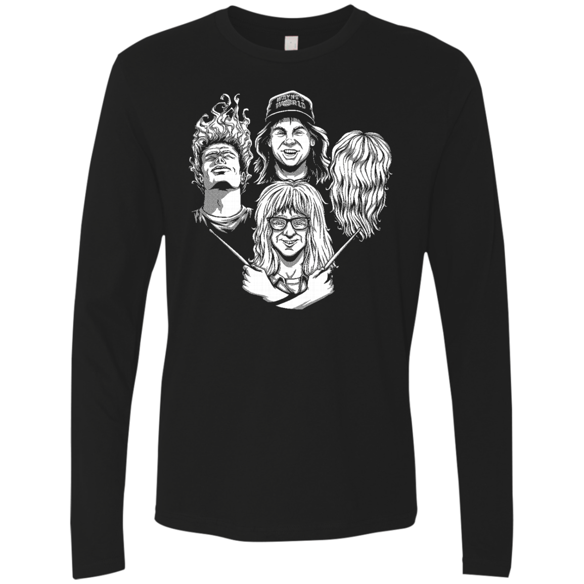 Not Worthy Rhapsody Men's Premium Long Sleeve