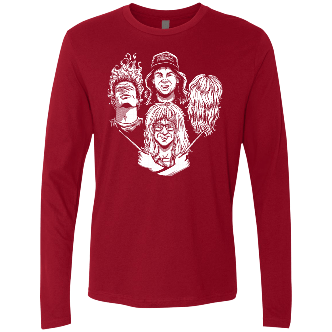 Not Worthy Rhapsody Men's Premium Long Sleeve