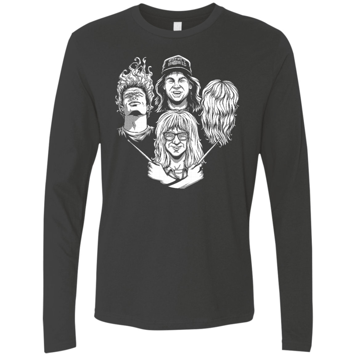 Not Worthy Rhapsody Men's Premium Long Sleeve