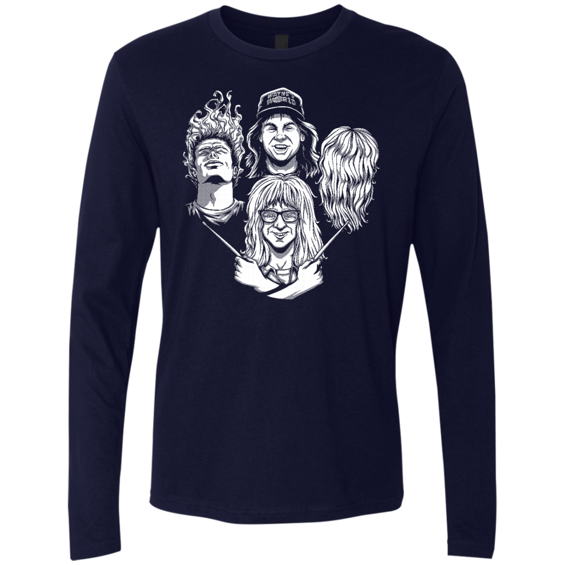 Not Worthy Rhapsody Men's Premium Long Sleeve