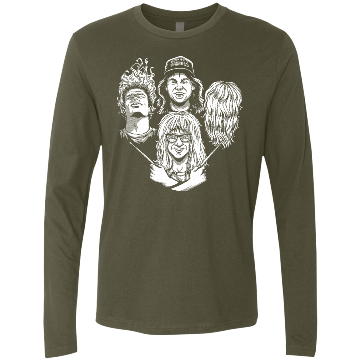 Not Worthy Rhapsody Men's Premium Long Sleeve