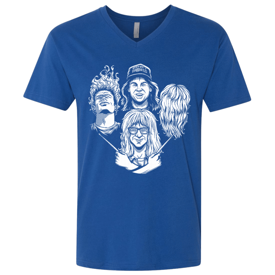 T-Shirts Royal / X-Small Not Worthy Rhapsody Men's Premium V-Neck