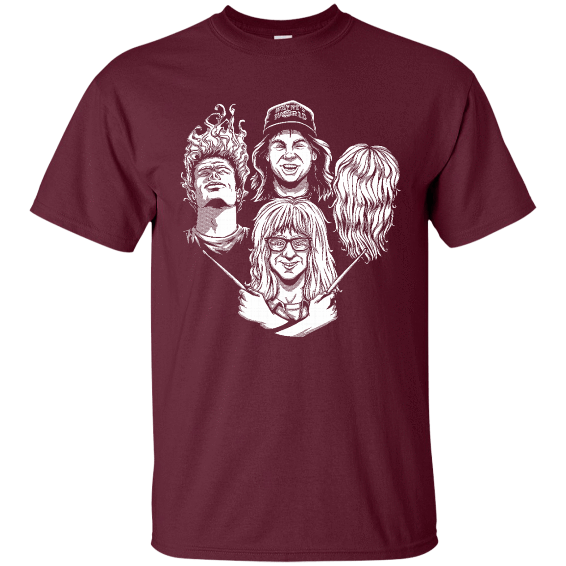 T-Shirts Maroon / S Not Worthy Rhapsody T-Shirt