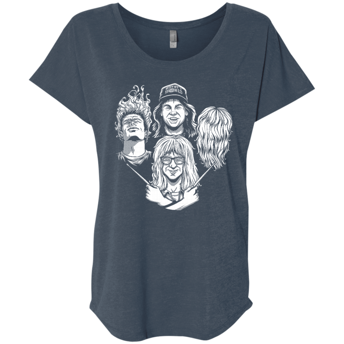 Not Worthy Rhapsody Triblend Dolman Sleeve