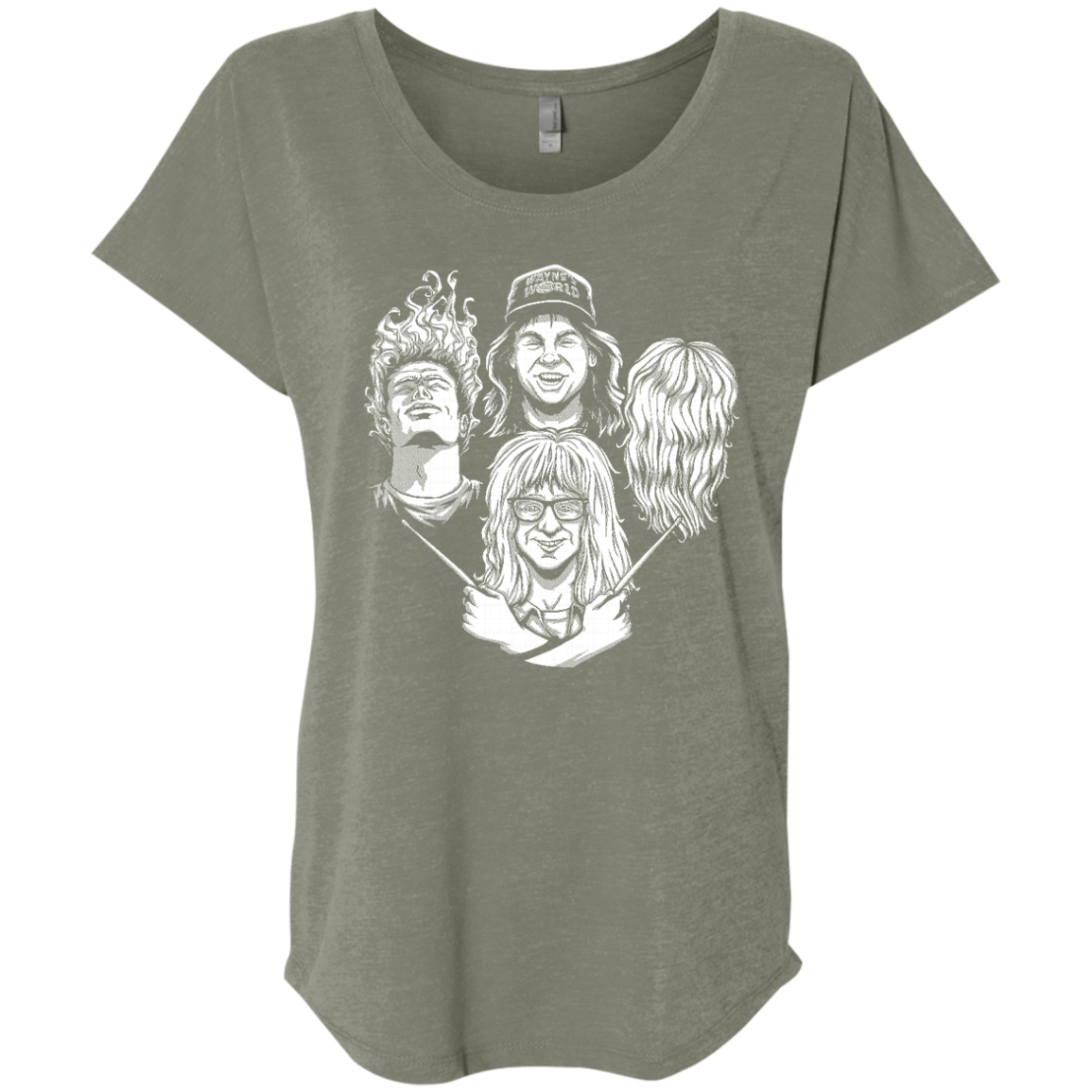 Not Worthy Rhapsody Triblend Dolman Sleeve