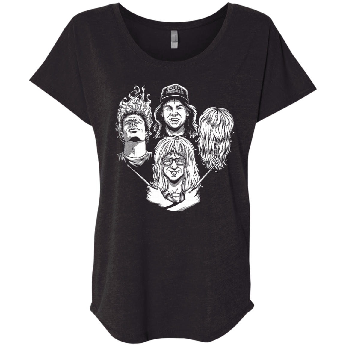 Not Worthy Rhapsody Triblend Dolman Sleeve