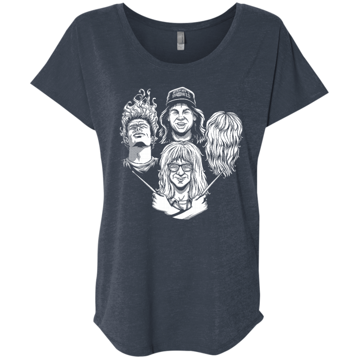 Not Worthy Rhapsody Triblend Dolman Sleeve