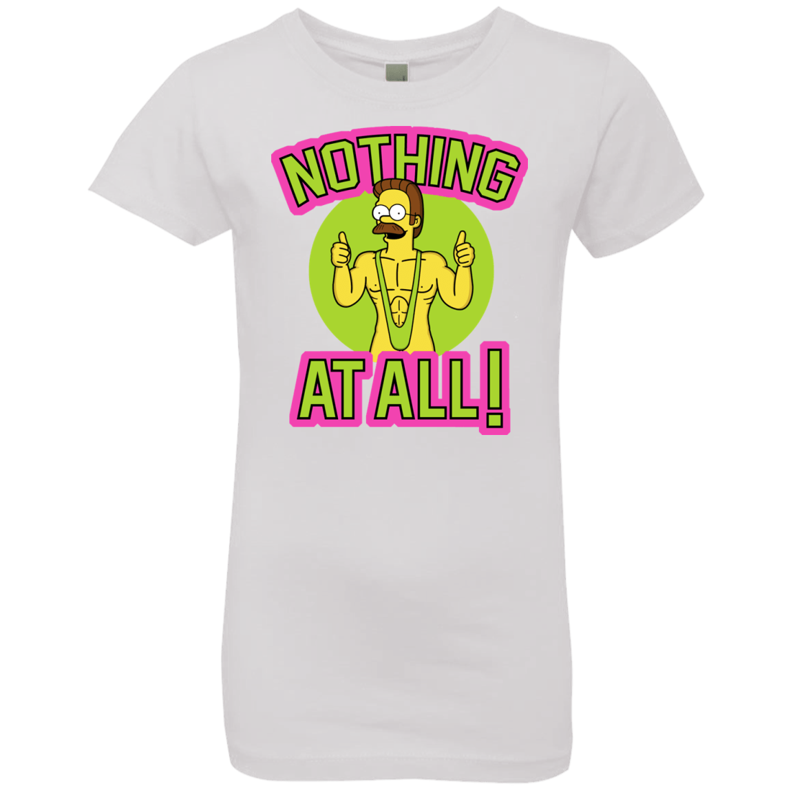 T-Shirts White / YXS Nothing At All Girls Premium T-Shirt