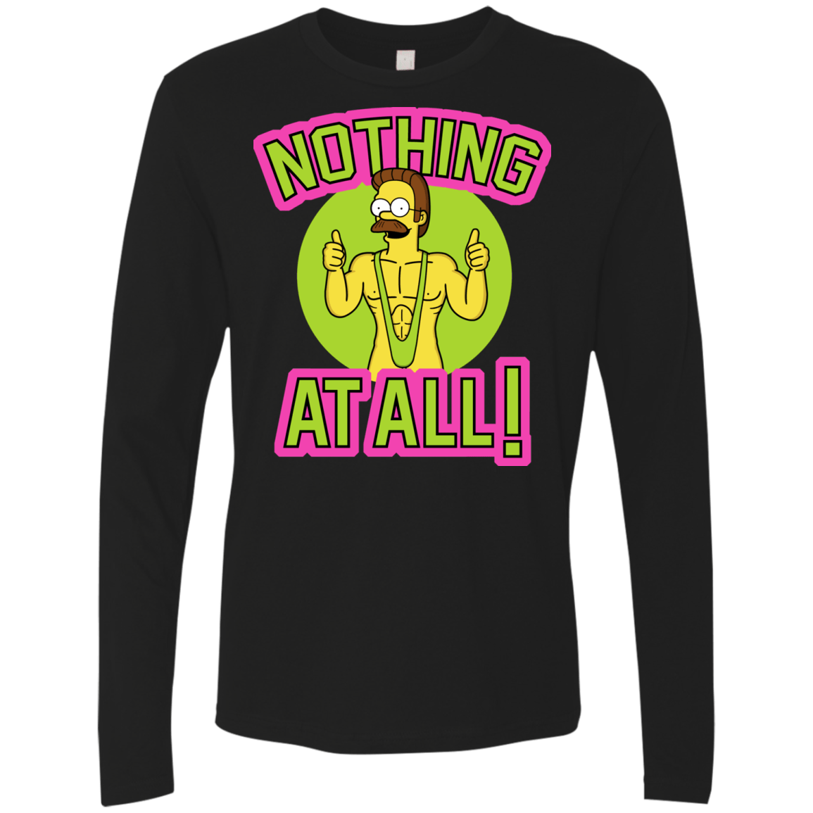 T-Shirts Black / S Nothing At All Men's Premium Long Sleeve
