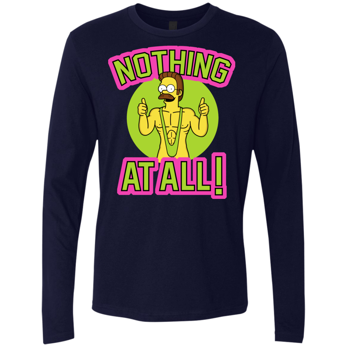 T-Shirts Midnight Navy / S Nothing At All Men's Premium Long Sleeve