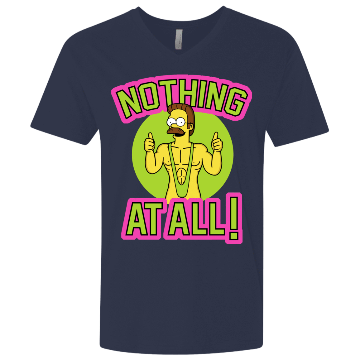 T-Shirts Midnight Navy / X-Small Nothing At All Men's Premium V-Neck