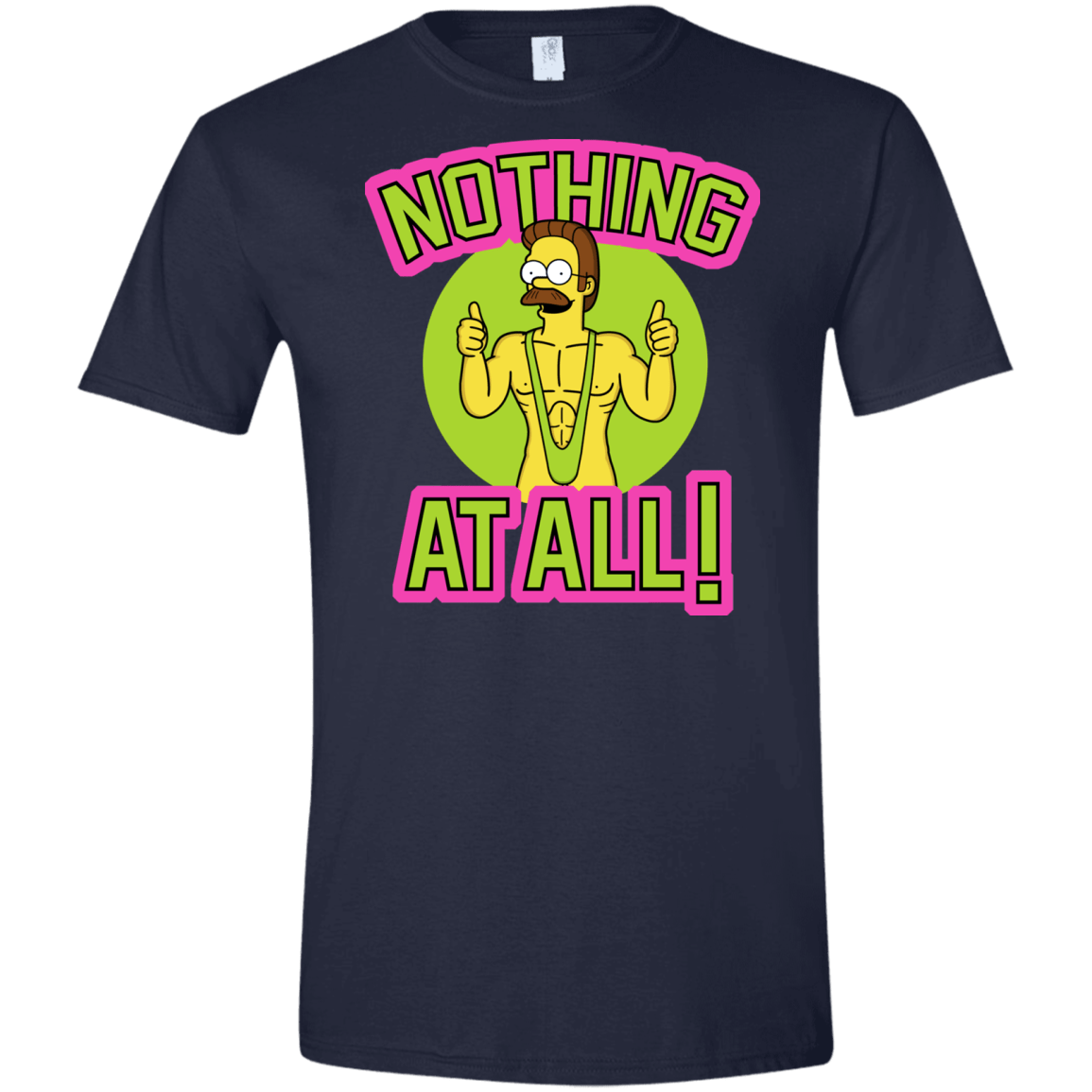 T-Shirts Navy / X-Small Nothing At All Men's Semi-Fitted Softstyle