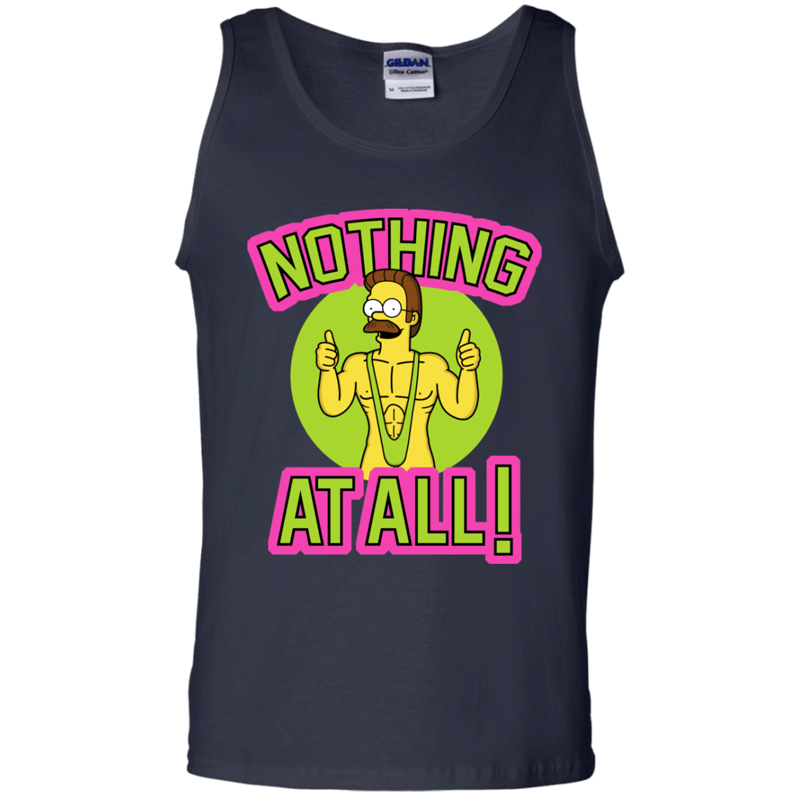 T-Shirts Navy / S Nothing At All Men's Tank Top