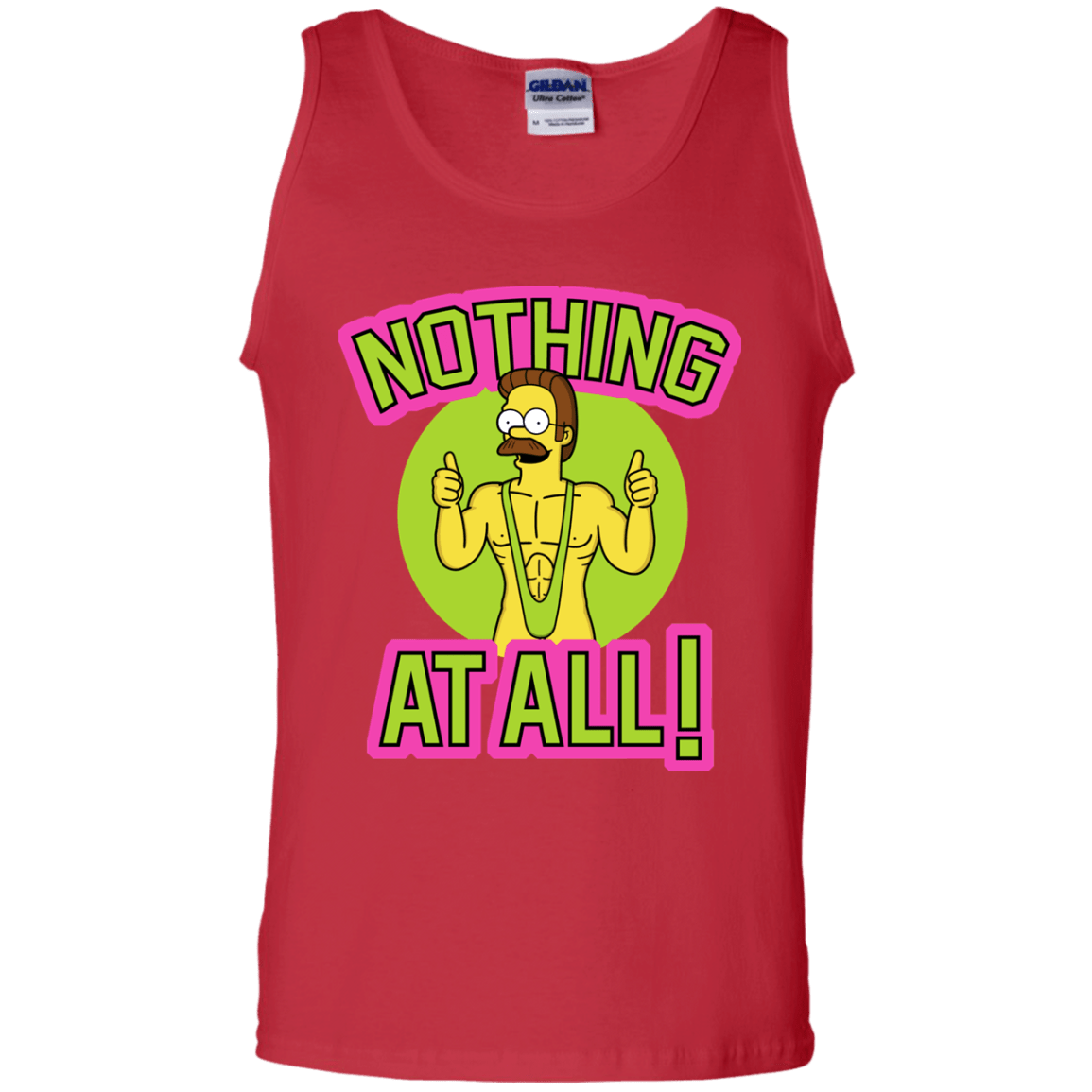 T-Shirts Red / S Nothing At All Men's Tank Top