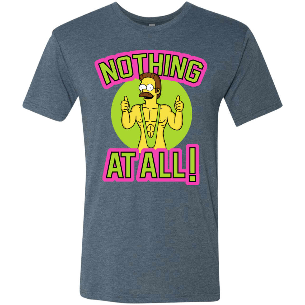 T-Shirts Indigo / S Nothing At All Men's Triblend T-Shirt